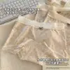 Leggings de Algodón Puro Estilo Pastoral Antibacteriano 10A para Mujer de Cintura Media Anti-Exposición con Ribete de Encaje Lindos Calzones tipo Boxer