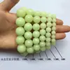 Piedra luminosa cuentas fluorescentes superbrillantes fluorita cuentas redondas accesorios perforados DIY accesorios para pulseras semiacabadas luminoso noche Brillante