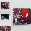 Serie de Superhéroes Cartera Corta de Cuero PU Periférico de Animación Monedero Extraordinario de Monedas de Araña Cartera de Cuero PU Portatarjetas