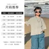 Roupas Infantis Meninos Finas de Manga Curta 2026 Verão Novo Estilo Roupas Infantis Cor Lisa Camiseta com Sensação de Gelo Crianças Maiores Roupas de Verão Infantis Roupas Amigas da Pele