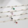 Pulsera de Perlas con Colgante de Conejo Plateado Pequeño Versátil de Lujo Ligero Estilo Francés para Mujer Joyería Nicho de Alta Gama que No se Desvanece