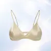 Sutiã de Seda Estilo Francês Bohang Jin San Ta, Sem Aro, Bojo Triângulo de Seda, Minimiza Seios Grandes, Sutiã Feminino Anti-Queda