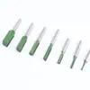Juego de 7 Piezas de Brocas Verdes Rectas de Vástago de 1/4", de Filo Único y Doble, para Fresadora de Madera de Aleación, para Ranurar y Recortar
