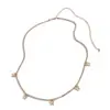 Tendencia Transfronteriza Europea y Americana Dulce Microincrustado Circonita Mariposa Borla Cadena de Cintura Verano Sexy Moda Simple Decoración de Cintura para Mujeres