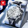 Reloj de Cuarzo Multifuncional Marca Oulisi Nuevo Transfronterizo de Negocios Luminoso Impermeable Reloj para Hombre Reloj para Hombre