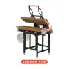 Máquina de Transferência de Calor para Fita Jiangchuan Máquina de Prensagem a Quente Manual com Ajuste de Pressão Espiral e Distribuição Uniforme de Calor 25*100cm