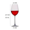 Copa de vino de cristal de alta calidad, estilo europeo, copa de gran tamaño, copa comercial para vino tinto, copa para vino blanco, copa para vino de Burdeos