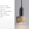 Iluminação Linear Transfronteiriça para Mesa de Jantar e Quarto, Estilo Mármore, Luminária Pendente Minimalista Italiana para Sala de Jantar