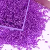 Uma Caixa de Contas de Vidro Tubulares, cerca de 500 Mini Contas Sementes Tubulares Longas Pony 2x7 mm Pequenas Contas Soltas para Artesanato