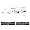 Ganchos de Acero Inoxidable sin Clavos de Múltiples Filas Transfronterizos con Adhesivo Fuerte para Cocina y Baño, Ganchos de Pared sin Clavos, Ganchos de Pared Adhesivos sin Rastro