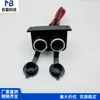 Adaptador de Enchufe de Uno a Dos 805 Transfronterizo Doble Agujero Enchufe para Encendedor de Cigarrillos de Coche Enchufe para Encendedor de Cigarrillos de Motocicleta 12V