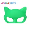 Venda Direta da Fábrica máscara de olho facial de gato fluorescente monocromática plástico pvc alta qualidade fornecimento festival festa baile fantasia máscara de olho