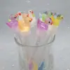 Nuevo Producto Nuevo Pincel para Pestañas de Pato de Dibujos Animados con Tubo Transparente Reutilizable Tubo Transparente Desechable Pincel Estilo Gelatina