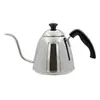 26 Anos Novo Modelo Cafeteira Manual Cross-Border de Aço Inoxidável com Alça para Uso Doméstico e Comercial, Cafeteira com Bico Longo e Filtro Atacado