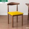 Sillas de Comedor para Uso Doméstico, Sillas de Hierro Forjado con Bocina, Sillas de Venta al por Mayor Comerciales para Restaurantes de Snacks y Comida Rápida, Sillas con Respaldo para Cafeterías y Tiendas de Té con Leche