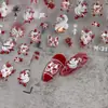 Nuevas Pegatinas para Uñas de Zorro de Nueve Colas con Adhesivo y Serie de Estampado Dorado