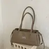 Bolso de mujer con patrón de rombos, nuevo modelo de otoño 2026, bolso de nicho de lujo ligero de alta gama para el día a día, bolso de hombro y axila de gran capacidad