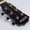 Guitarra de tilo de 40 pulgadas para estudiantes, guitarra folk para adultos, guitarra para principiantes, introducción a la práctica, guitarra de madera brillante