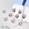 Ojo de gato monstruo cuentas de aleación cuentas sueltas diy material de cuentas hecho a mano pulsera hecha a mano cadena de teléfono móvil accesorios de joyería