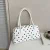 Bolsa de Mão Fresca Estilo Coreano com Bolinhas e Estrelas para Mulheres, Nova Versátil Tendência Primavera/Verão 2026 Bolsa de Ombro/Axila