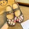 Zapatos de ballet con estampado de lunares estilo Ins, leopardo KT, accesorios para DIY, dijes de zapatos de moda y versátiles, hebillas decorativas para zapatos con agujeros