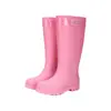 Botas de Chuva Novo Estilo para Mulheres, Roupa Externa da Moda, Botas de Chuva Longas, Impermeável, Antiderrapante, Botas para Água Salgada, Sapatos de Borracha, Sapatos Aquáticos Femininos, Comércio Exterior
