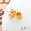 Pulsera de accesorios diy de oro antiguo de larga data pulsera con cuentas ojos de libélula coloridos cuentas cilíndricas accesorios de joyería para mujer