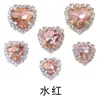Fábrica em estoque fornecimento direto estilo amor cobre puro vidro diamante acessórios de diamante costurados à mão acessórios de cabelo DIY feitos à mão materiais para roupas