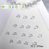 12 Preto e Branco Bonito Dos Desenhos Animados Hello Kitty Nail Art Acessórios Pouco Vermelho Equitação Livro Explosões Internet Celebrante Broca Do Prego