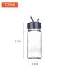 Amazon tapa de madera de bambú botella cuadrada para condimentos 4oz botella sólida para condimentos pimienta perejil en polvo espolvoreador mayoreo transfronterizo