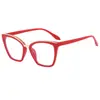 Gafas de Miopía Planas de Espejo Triangulares de Color Vintage Ojo de Gato 2024 Nuevas TR90 Anti-luz Azul Disponibles para Celebridades de Internet