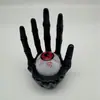 Novo produto de Halloween, ornamento de lâmpada de mão fantasma, mão de caveira com globo ocular, decorações de festa de Halloween, adereços para montagem de cena de atmosfera