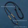 Fio de Ouro Tecido à Mão Pingente de Pescoço Cordão de Corda para Pendurar Pingente de Jade Dourado Corda Ajustável Cabeça de Buda