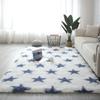 Fabricante Personalizado Atacado Transfronteiriço Tapete de Lã de Seda Cinza Tie-Dye Tapete Sala de Estar Resistente a Manchas Fácil de Cuidar Doméstico Tapete Antiderrapante