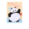 Notas Adhesivas con Forma Especial de Panda para Estudiantes, Lindos Regalos de Papelería para Niños, Notas, Mensajes, Etiquetas de Memo de Dibujos Animados