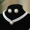 Colar de pérolas retrô elegante estilo Hepburn elegante versátil francês curto clavícula cadeia verão acessórios simples para mulheres