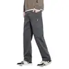 Pantalones Cargo de Bolsillos Múltiples para Hombre, Primavera y Verano, Versátiles, Holgados, Rectos, Casuales, Antiarrugas, Modernos, de Pierna Ancha