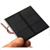 Panel solar de 0.7W 1.5V con línea Placa de goma solar de gota DIY puede cargar batería de 1.2V 70*70MM