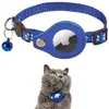 Collar para gatos con etiqueta de aire y protección contra explosiones, con posicionamiento impreso, funda protectora antipérdida.