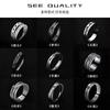 Anillo de moda retro para hombre ins anillo individual hip hop estudiante dedo índice apertura ajustable personalidad niños anillo de mujer