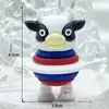 Llavero Caja Sorpresa Figura Shan Hai Jing Llavero Colgante Shan Guo Shan Hai Jing Figura de Palo de Madera de Goma Blanda 3D Pvc