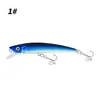 Venta al por mayor de fábrica Minnow de Lengua Larga 9.3cm/7.2g Anilla Incorporada Cuentas ABS Señuelo Duro Señuelo Artificial Señuelo Luya para Lubina