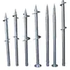 Tornillo de tierra, pilote espiral de soporte fotovoltaico, pilote de tierra, pilote preempotrado, fabricante de tornillos de tierra, anclaje de tierra, punta de pilote de acero Q235 galvanizado en caliente, pilar