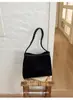 Nova bolsa feminina de comércio exterior, bolsa de balde retrô estilo coreano de grande capacidade para o dia a dia, bolsa de ombro de nicho elegante e versátil, bolsa de ombro da moda.