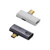 Adaptador Tipo-C de Uno a Dos Puertos Dobles C Convertidor Otg Soporta Expansión Usb3.0 Carga Simultánea Pd100W
