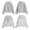 Sudadera con capucha y diseño de dos piezas falsas de patchwork G/R de la marca americana de moda, chaqueta casual holgada para hombre y mujer, ropa de invierno transfronteriza