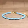 Pulsera Ajustable de Piedra Natural Tallada Estilo Bohemio Hecha a Mano con Cuentas Pulsera Tallada Ajustable Joyería Popular Europea y Americana Venta al por Mayor