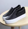 Do6602 Otoño Nuevo Zapatos de Mujer, Tenis Deportivos, Zapatos Blancos, Estilo K para Mujer, Zapatos Casuales Perezosos Slip-On Versátiles