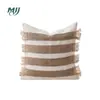Almofada de Corda de Cânhamo Feita à Mão Cruz Amazônica Fronteira Almofada de Sofá Sala de Estar Modelo de Quarto Pousada Estilo Wabi-Sabi Encosto de Janela de Canto