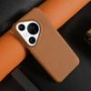 Funda de Cuero Vacuno para Huawei Pura70 P70 Media Funda de Cuero Genuino Huawei mate60pro Funda Protectora Personalización